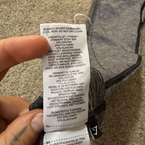 Gymshark Women's Hyper Amplify Seamless Leggings Gray Black Size XS Butt Lifting - Picture 6 of 11